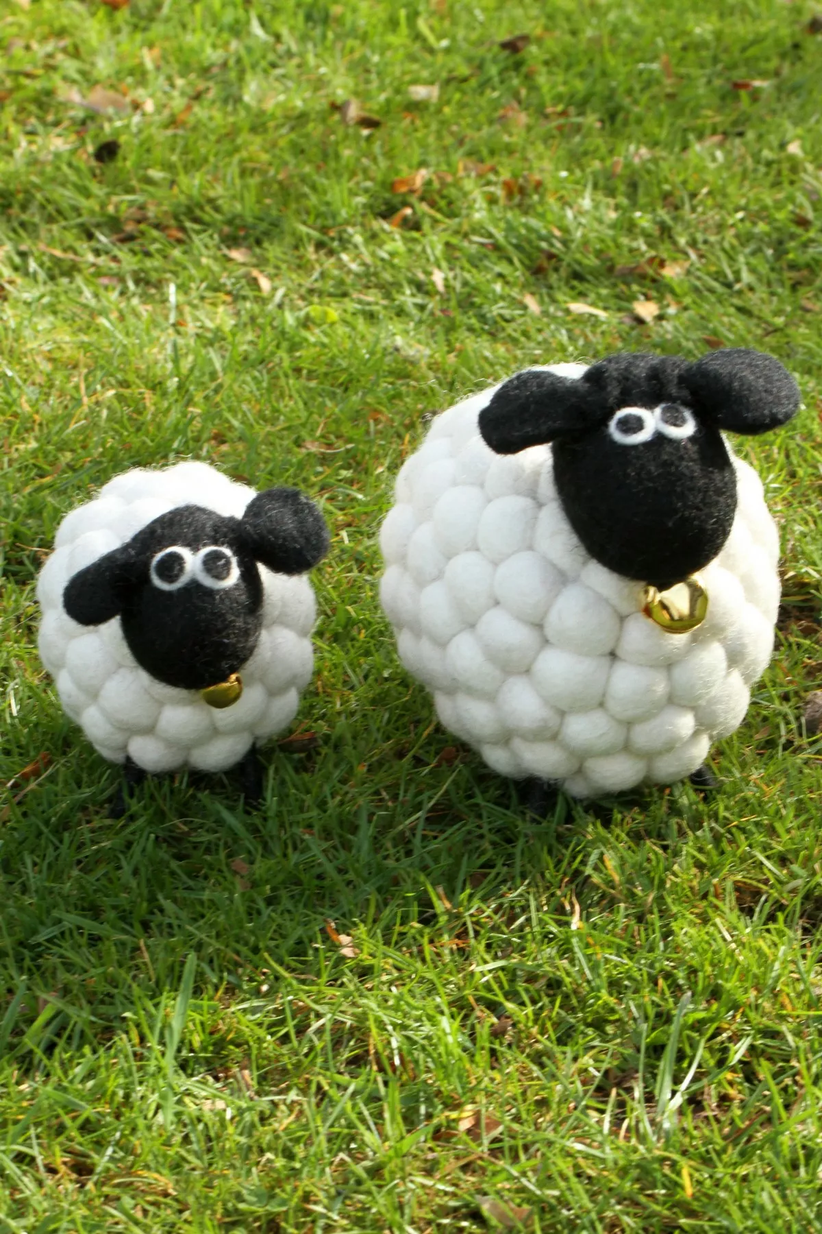 sheep, wool sheep, felt sheep, bobbly, felt balls